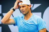 Rafael Nadal durante entrenamiento.