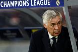 Carlo Ancelotti en partido de Real Madrid.