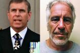 Príncipe Andrés junto a Jeffrey Epstein.