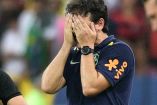 Fernando Diniz en partido de la Selección de Brasil.