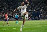 Dani Carvajal saltando para celebrar su anotación.