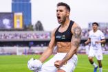 'Toto' Salvio celebra gol con Pumas en Jornada 1 del Clausura 2024.