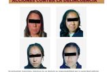 Mujeres detenidas acusadas de ser huachicoleras