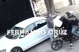 Intento de robo de auto en Edomex.