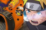 Sandalias Crocs naranja y rostro de Naruto