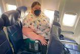 Critican a mujer obesa por negarse a ceder su asiento extra en un avión a un niño pequeño
