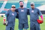 Jugadores de México entrenando para la Serie del Caribe 2024.