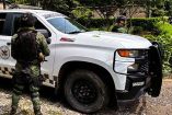 Elementos de la Guardia Nacional concentrados en un punto de Chiapas