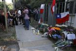 Seguidores de Sebastián Piñera ofrecen una ofrenda para el expresidente de chile
