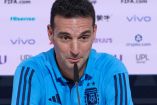 Lionel Scaloni durante conferencia de prensa con Selección de Argentina.