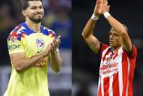 Henry Martin y 'Chicharito' Hernández en partidos de América y Chivas.