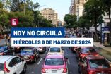 Hoy No Circula miércoles 6 de marzo de 2024 en CDMX y Edomex.