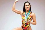 Nadadora artística Jessica Sobrino