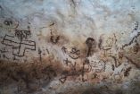 Impresionante pintura rupestre hallada en cueva de la cultura maya en Yucatán