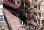 El incendio fue en una discoteca en el barrio de Besiktas. (Especial)