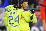 Henry Martin celebra 0-1 de América ante New England Revolution en 4tos de ida de la 'Concachampions' 2024.