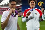 Oribe Peralta y Guillermo Ochoa con medalla de oro y bronce en Londres 2012 y París 2024.
