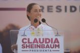 La candidata presidencial por la coalición Sigamos Haciendo Historia, Claudia Sheinbaum