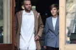 Dani Alves junto a su abogada.