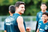 Jugadores de Monterrey entrenando previo al clásico regio.