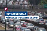 Hoy No Circula miércoles 17 de abril de 2024 en CDMX y Edomex.