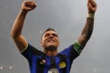 Lautaro Martínez celebra título de Serie A con Inter de Milán.