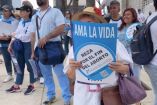 Marcha contra el aborto en CDMX.