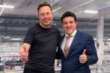 Elon Musk junto al gobernado de NUevo León, Samuel García.