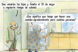 Cartón de Solís del 8 de mayo de 2024 sobre el Día de las Madres.