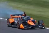 Pato O'Ward con problemas de motor en el GP de Indianápolis (IndyCar)