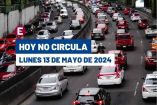 Así opera el Hoy No Circula este lunes 13 de mayo de 2024 en la CDMX y Edomex.