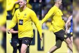 Niklas Süle durante entrenamiento de Borussia Dortmund a dos semanas de la Final de Champions League.