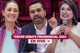 Candidatas y candidato a la Presidencia