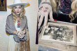 Madonna presume fotos usando huipiles de Frida Kahlo