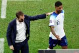 Gareth Southgate y Marcus Rashford