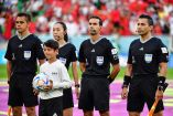 Árbitros mexicanos durante Copa del Mundo de Qatar 2022.