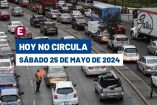 Hoy no circula sabatino 25 mayo 2024 cdmx edomex sin contingencia