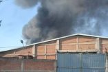Se incendia fabrica en Ecatepec. 