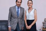 Rogelio Ramírez de la O y Claudia Sheinbaum 
