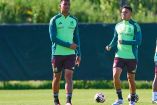 Ricardo Monreal entrenando con la Selección Mexicana Sub 23.
