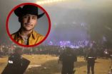 Policía en concierto de Christian NOdal en Ecuador investigando amenaza de bomba.