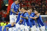 Futbolistas de Italia celebran primer triunfo en la Eurocopa 2024.