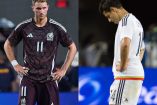 Santiago Giménez y 'Chicharito' Hernández frente a frente al vestir la playera de la Selección Mexicana.