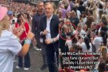 Sir Paul McCartney convivió con las fans de Taylor Swift. Foto: TikTok @desilovestaylor