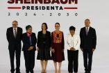 Claudia Sheinbaum con su gabinete
