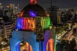 La iluminación con los 7 colores del arcoíris se podrá disfrutar durante las noches del 28 al 30 de junio. Foto: Especial