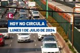 Hoy No Circula este lunes 1 de julio de 2024 en CDMX y Edomex.