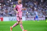Lionel Messi durante partido de Concachampions entre Inter Miami y Rayados de Monterrey.