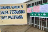 Fachada de la secundaria Manuel Fernando Soto Pastrana, de Pachuca