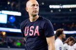 Gregg Berhalter después de un partido de Estados Unidos.